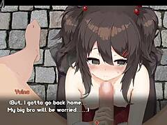 Handjob Action in Anime Hentai Scene