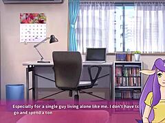 anime tease: big curves, playful panties
