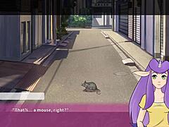 anime tease: big curves, playful panties