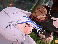 Shenhe's Emotional Anime Intimacy