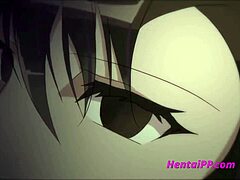 Anime librarian's sultry library moment