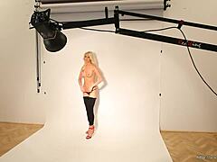 Hungarian blond bambi naked in mixed erotic scenes