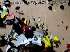 amateurs crush cars in style