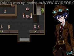 Detective girl aids inventor in feeling a tight creampie in steam city
