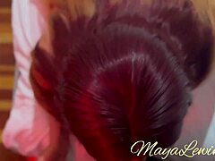 Redhead masters deepthroat with bold passion