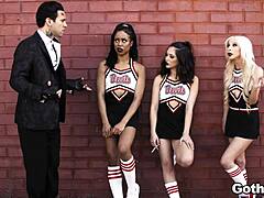 Goth Cheerleaders’ Fierce Action