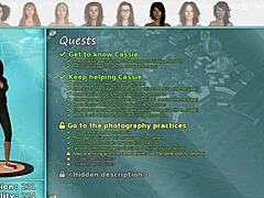 topless cassie heats up escapade