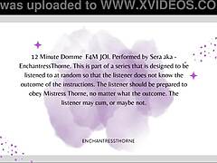 Femdom Tease with Cruel Orgasm Denial Instructions