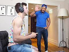 Delivery Driver Tempts Gamer Twink