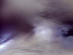 Housewife's steamy video call fun