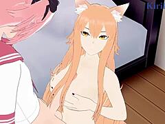 Saber and Suzuka in motion