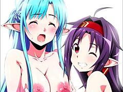 Asuna Yuuki's anime hentai magic?