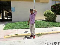 my first time with huge gay jock