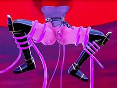 Cowgirl Cartoon Fantasy Erupts