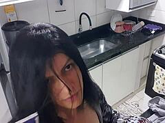 Lady's private kitchen indulgence