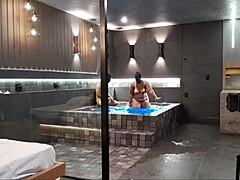 best shower fuck in motel with orgasm