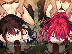 Vampire Gangbang in a Wild Hentai Game