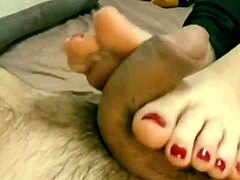 Step-friends explore forbidden foot play