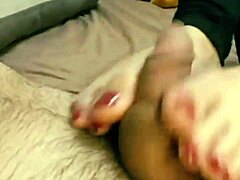 Step-friends explore forbidden foot play