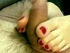 Step-friends explore forbidden foot play