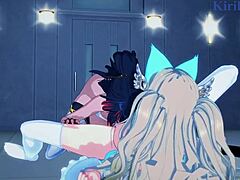 Amari and Kaguya Star in 3D Heat