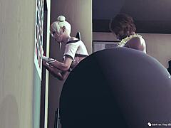 Anime 3D Hentai Dogs Pound In Wild Action