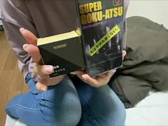 Japanese girlfriend gifts thick condom to quick boyfriend