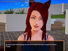 My new family game with redhead tits