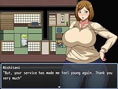 milf’s sneaky alley suck in hentai game part 5