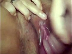 Vibrator use for self-pleasure by friend
