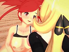 Beach trio sparks playful chemistry