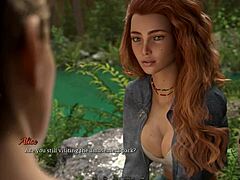 Blonde explores anime hentai dreams
