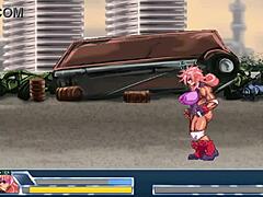 muscular lady rules hentai clash