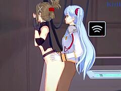 3d lesbian tale with curves