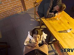 European cuties in stockings get frisky