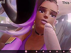 3D porn video with Sombra