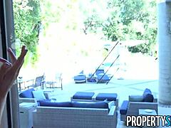 propertysex - red blazer agent lily labeau fucks