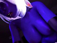 black elf queen fucks follower for huge cumshot
