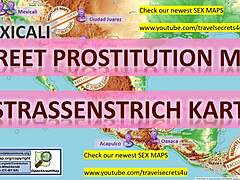 Mexicali street map guides to raw brothel action