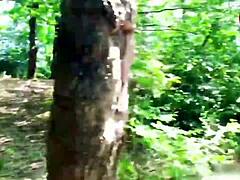 Girl Indulges in Forest Camping