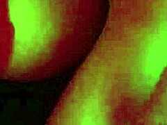 Curvy brunette faces intense passion