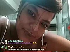 Brazilian BBW Teaser on Webcam