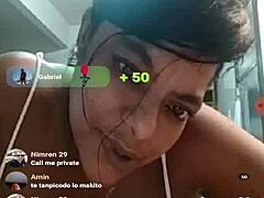 Brazilian BBW Teaser on Webcam