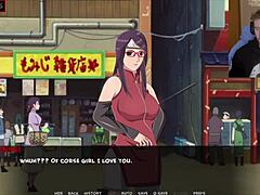 Sarada's uncensored Naruto parody training