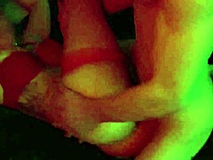 Curvy brunette faces intense passion