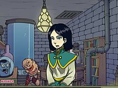cornelia’s pussy teased in hentai adventure