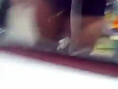 Hot Brunette's Sizzling Dance Moves