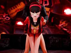 Chie and Yukiko's Sultry 3D Fantasy