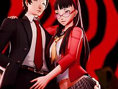 Chie and Yukiko's Sultry 3D Fantasy
