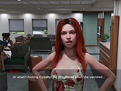 Ever seen a gorgeous redhead shine in visual novel magic?